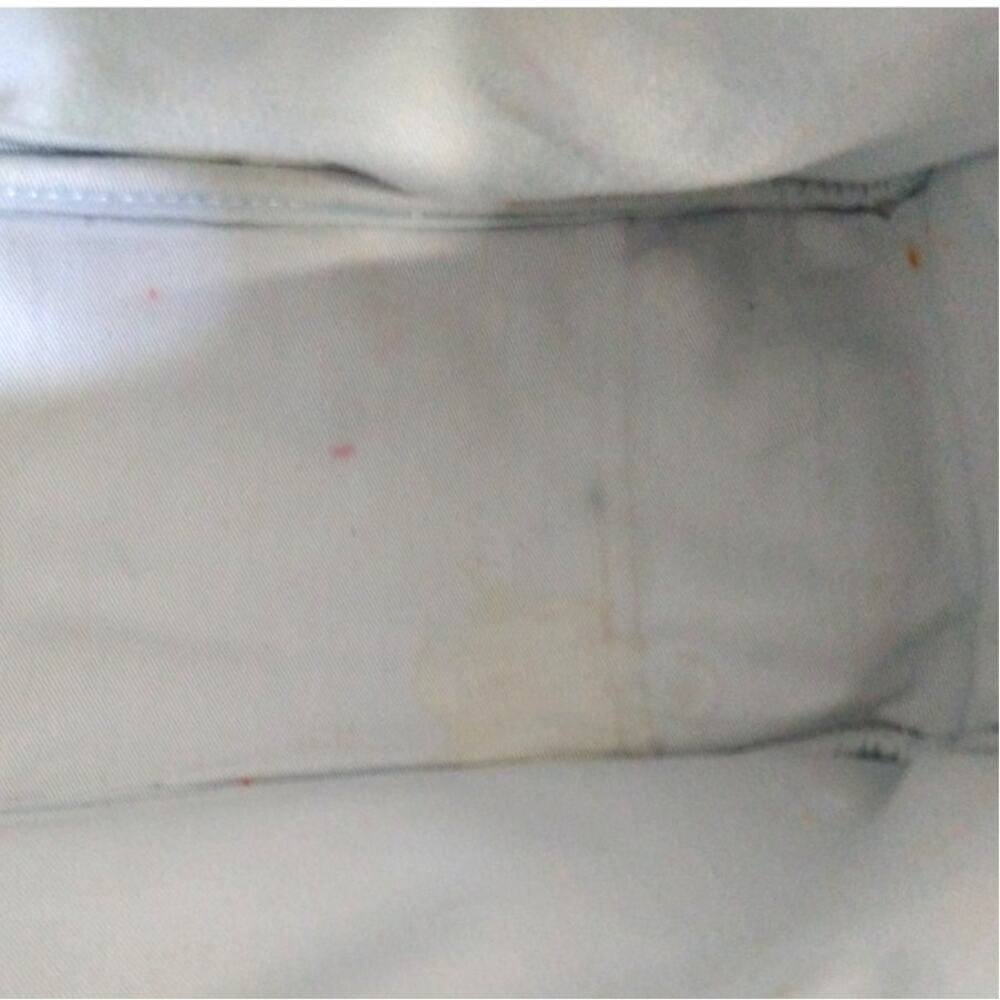 Sigrid Olsen White Leather Shoulder Bag Light Blue Lining Pre-Owned - Picture 7 of 16